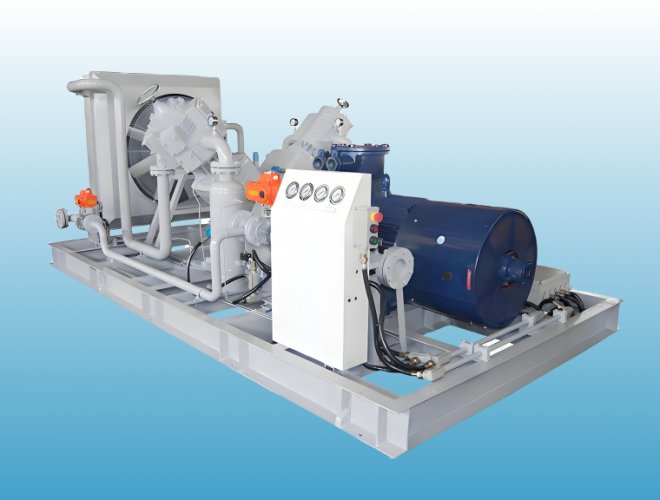 BOG壓縮機：BOG回收進管網